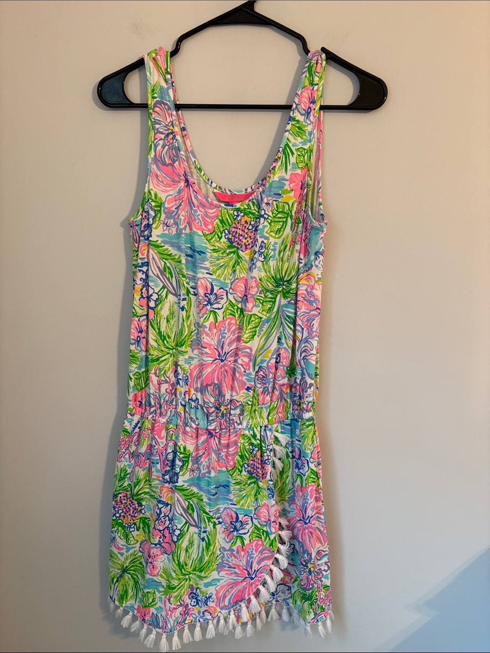 Lilly Pulitzer Jarrett Romper Small Lilly Loves Hawaii Print EUC Resortwear - Picture 3 of 7